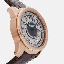 Cartier Calibre De Cartier Chronocentral Chronograph W7100004 Manual Winding Men's Wristwatch 45MM