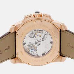 Cartier Calibre De Cartier Chronocentral Chronograph W7100004 Manual Winding Men's Wristwatch 45MM
