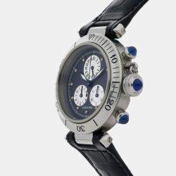 Cartier Pasha Chronoreflex W3101955 Quartz Men's Wristwatch 35MM