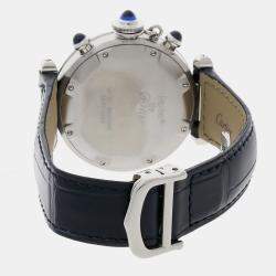 Cartier Pasha Chronoreflex W3101955 Quartz Men's Wristwatch 35MM