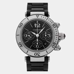 Cartier Pasha Seatimer Chronograph Men's Watch 41 mm Automatic Men's Wristwatch 41MM