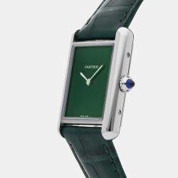 Cartier Tank Must WSTA0056 25x33mm Quartz Men's Wristwatch 