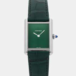 Cartier Tank Must WSTA0056 25x33mm Quartz Men's Wristwatch 