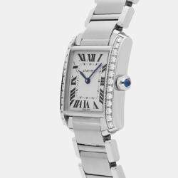 Cartier Tank Francaise W4TA0009 Quartz Men's Wristwatch 