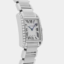 Cartier Tank Francaise W4TA0009 Quartz Men's Wristwatch 