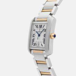 Cartier Tank Francaise Large Model 28 mm Automatic Men's Wristwatch 28MM