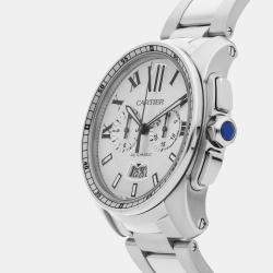 Cartier Calibre De Cartier Chronograph W7100045 Automatic Men's Wristwatch 42MM