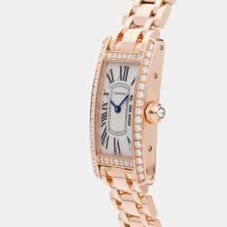 Pre-Owned Cartier Tank Americaine WB7079M5 19 x 34.8 mm