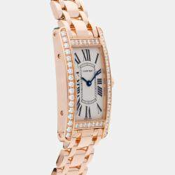 Pre-Owned Cartier Tank Americaine WB7079M5 19 x 34.8 mm