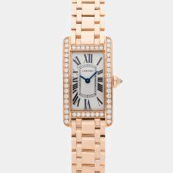 Pre-Owned Cartier Tank Americaine WB7079M5 19 x 34.8 mm