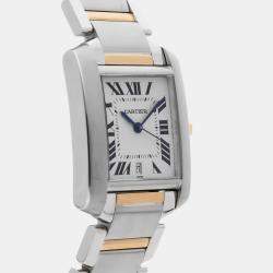 Pre-Owned Cartier Tank Francaise Large Model W51005Q4 36.5 x 28.15 mm