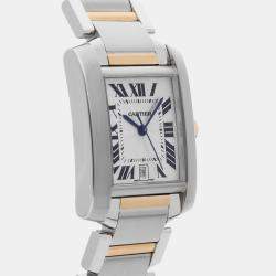 Pre-Owned Cartier Tank Francaise Large Model W51005Q4 36.5 x 28.15 mm