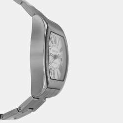 Cartier White Stainless Steel Roadster W6206017 Automatic Men's Wristwatch 46 mm