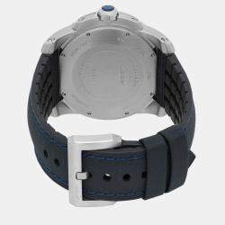 Cartier Blue Stainless Steel Calibre de Cartier WSCA0010 Automatic Men's Wristwatch 42 mm