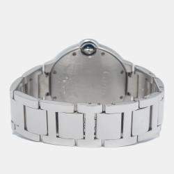 Cartier Ballon Bleu WE96006Z3 White Dial Stainless Steel Automatic Men's Wristwatch 36 mm