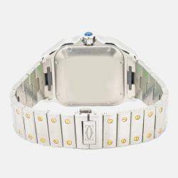 Cartier Santos W2SA0008 Automatic White 18K Yellow Gold Stainless Steel 45 mm