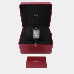 Cartier Tank Solo W5200028 Automatic Silver Stainless Steel Men's Wristwatch 31 mm