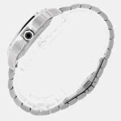Pre Owned Cartier Santos de Cartier WSSA0078 Automatic Grey Stainless Steel Men's Wristwatch 43 mm