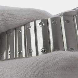 Pre Owned Cartier Santos de Cartier WSSA0078 Automatic Grey Stainless Steel Men's Wristwatch 43 mm