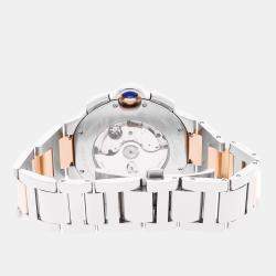 Pre Owned Cartier Ballon Bleu W6920063 Automatic Silver Stainless Steel Men's Wristwatch 44mm