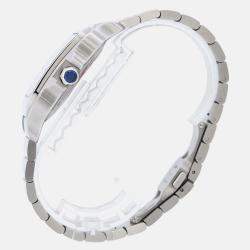 Pre Owned Cartier Santos WSSA0076 Automatic Grey Stainless Steel Men's Wristwatch 40.2 mm