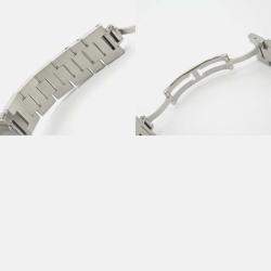 Pre Owned Cartier Pasha C GMT Meridian W31078M7 Automatic Silver Stainless Steel Men's Wristwatch 35 mm