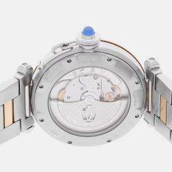 Pre Owned Cartier Pasha W31035T6 Automatic Silver Stainless Steel Men’s Wristwatch 38 mm