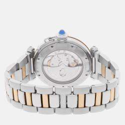Pre Owned Cartier Pasha W31035T6 Automatic Silver Stainless Steel Men’s Wristwatch 38 mm