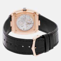 مملوكة مسبقًا Cartier Baignoire W8000002 Manual Winding Silver 18k Rose Gold Women's Wristwatch 34 mm