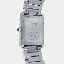 Pre Owned Cartier Tank Must WSTA0053 Automatic Silver Stainless Steel Men’s Wristwatch 41 mm