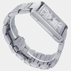 Pre Owned Cartier Tank Must WSTA0053 Automatic Silver Stainless Steel Men’s Wristwatch 41 mm