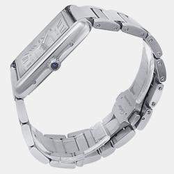 Pre Owned Cartier Tank Must WSTA0053 Automatic Silver Stainless Steel Men’s Wristwatch 41 mm