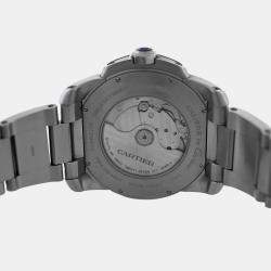 Pre Owned Cartier Calibre de Cartier W7100015 Automatic Silver Stainless Steel Men's Wristwatch 42 mm