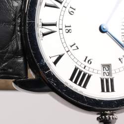 مملوكة مسبقًا Cartier Ronde Solo W6700255 Quartz Stainless Steel Men's Wristwatch 36 mm