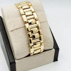 Pre Owned Cartier Pasha C 1035 Automatic White 18k Yellow Gold Men's Wristwatch 35 mm