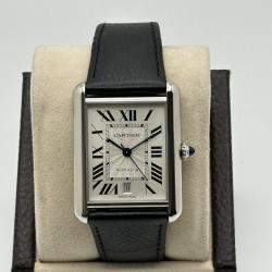Pre Owned Cartier Tank Must XL WSTA0040 Automatic Silver Stainless Steel Men's Wristwatch 41 mm