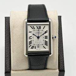 Pre Owned Cartier Tank Must XL WSTA0040 Automatic Silver Stainless Steel Men's Wristwatch 41 mm