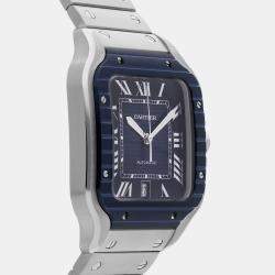 Pre Owned Pre-Owned Cartier Santos De Cartier Large Model WSSA0048 39.8 mm