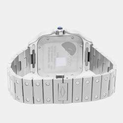 Pre Owned Pre-Owned Cartier Santos De Cartier Large Model WSSA0048 39.8 mm
