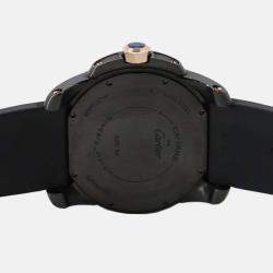 Pre Owned Cartier Calibre de Cartier W2CA0004 Automatic Black Stainless Steel Men's Wristwatch 42 mm