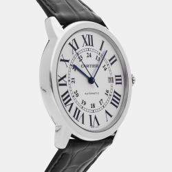 Pre Owned Pre-Owned Cartier Ronde Solo XL W6701010 Automatic  Men's Watch 42 mm
