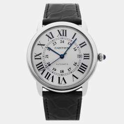 Pre Owned Pre-Owned Cartier Ronde Solo XL W6701010 Automatic  Men's Watch 42 mm