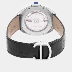 Pre Owned Pre-Owned Cartier Cle De Cartier WSCL0018 Silver Automatic Stainless Steel Men's Wristwatch 40 mm