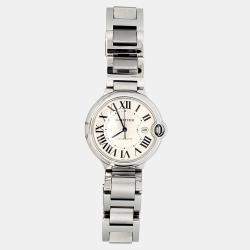 Pre Owned Cartier Ballon Bleu W69012Z4 Automatic Silver Stainless Steel Men's Wristwatch 42 mm