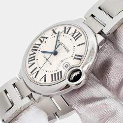 Pre Owned Cartier Ballon Bleu W69012Z4 Automatic Silver Stainless Steel Men's Wristwatch 42 mm