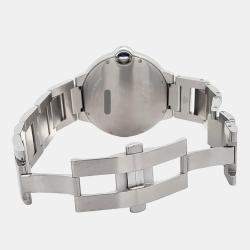 Pre Owned Cartier Ballon Bleu W69012Z4 Automatic Silver Stainless Steel Men's Wristwatch 42 mm