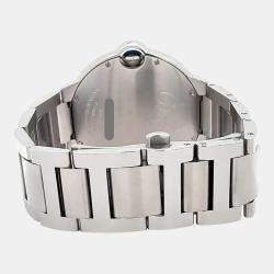 Pre Owned Cartier Ballon Bleu W69012Z4 Automatic Silver Stainless Steel Men's Wristwatch 42 mm