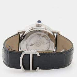 Pre Owned Cartier Rotonde W1556368 Automatic Stainless Steel Men's Wristwatch 42 mm