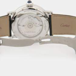 Pre Owned Cartier Rotonde W1556368 Automatic Stainless Steel Men's Wristwatch 42 mm