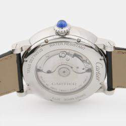Pre Owned Cartier Rotonde W1556368 Automatic Stainless Steel Men's Wristwatch 42 mm